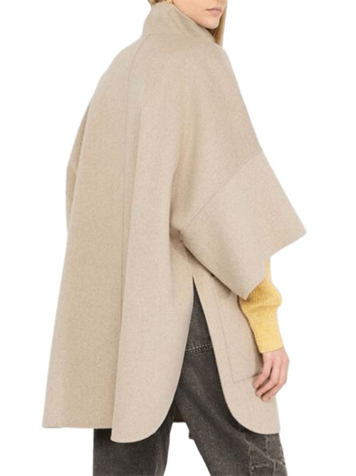 Cappotto da donna  in misto lana con cintura, colore beige LIU JO | CF5293-T462771500